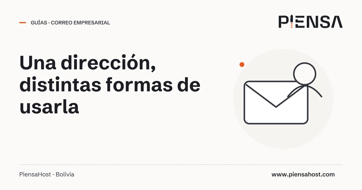 Una dirección, distintas formas de usarla