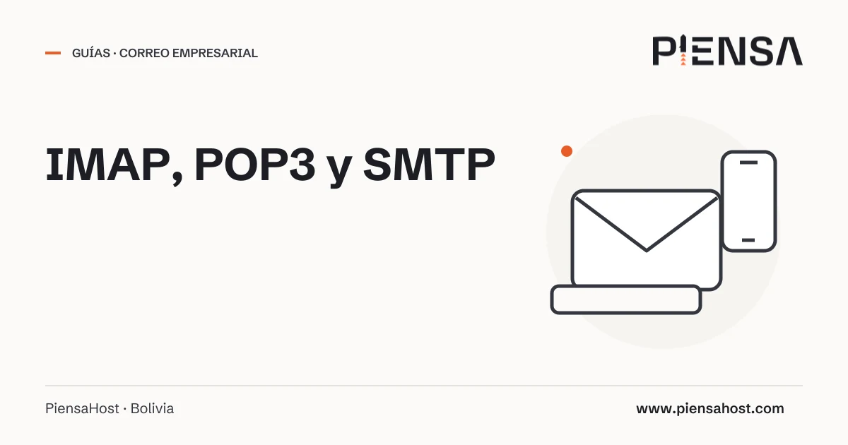 IMAP, POP3 y SMTP